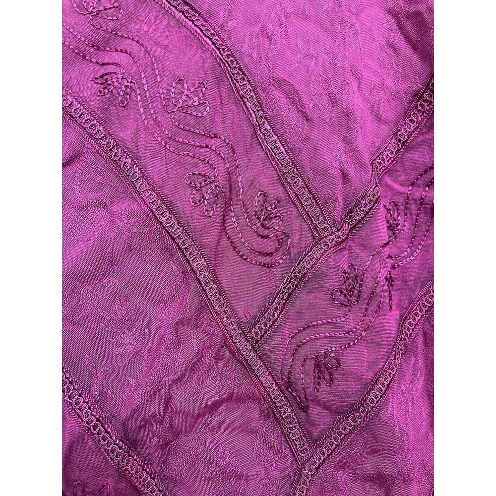 NWT Magenta Bohemian Renaissance Cut Out Midi Dress Festival  Boho Y2k Resort L - Picture 11 of 15